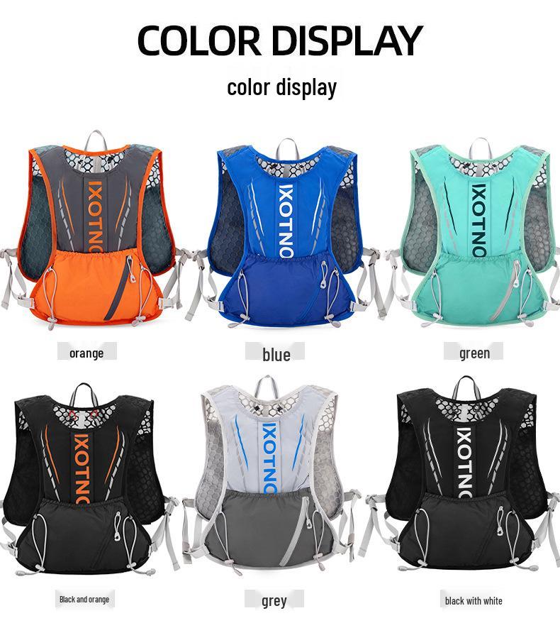 5L Hydration Backpack for Men and Women - Double Shoulder Running and Cycling Pack