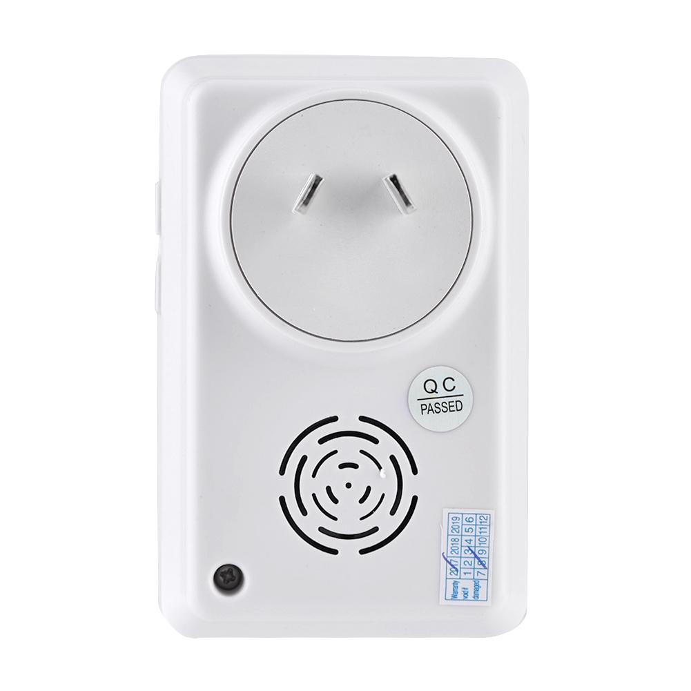 Wireless Digital Doorbell 1 Outdoor Transmitter 1 Indoor Receiver Door Bell White