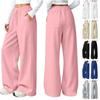 Girls' Casual Elastic Waist Loose Fit Pants Color for Everyday Wear