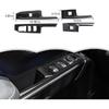 Carbon Fiber Window Lift Panel Switch Trim Cover For Chevy Silverado -