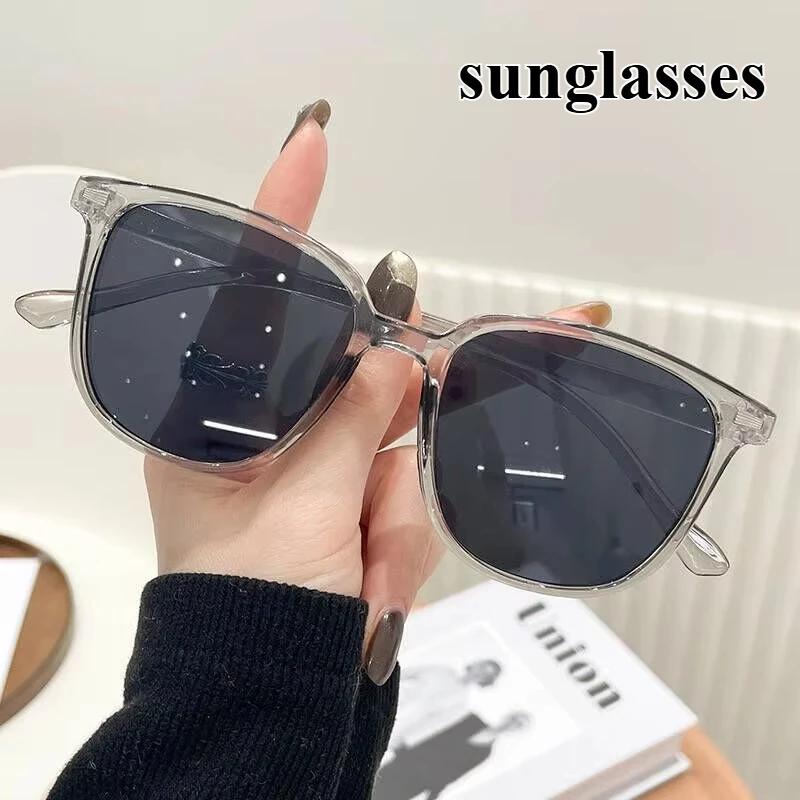 Trendy Square Sunglasses for Women Classic Vintage Retro UV400 Eye Protection Riding Sun Eyeglasses Men Latest Trend Outdoor Use Driving Glasses