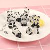 1-10pcs Glowing Panda Mini Figurines Miniature Panda Micro Landscape Ornament Glowing In Dark Miniature Flower Potted Decor