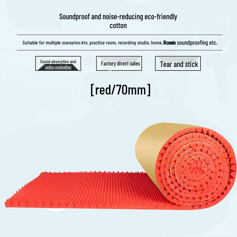 Self-Adhesive Soundproof Wave Panel for Home and Studio