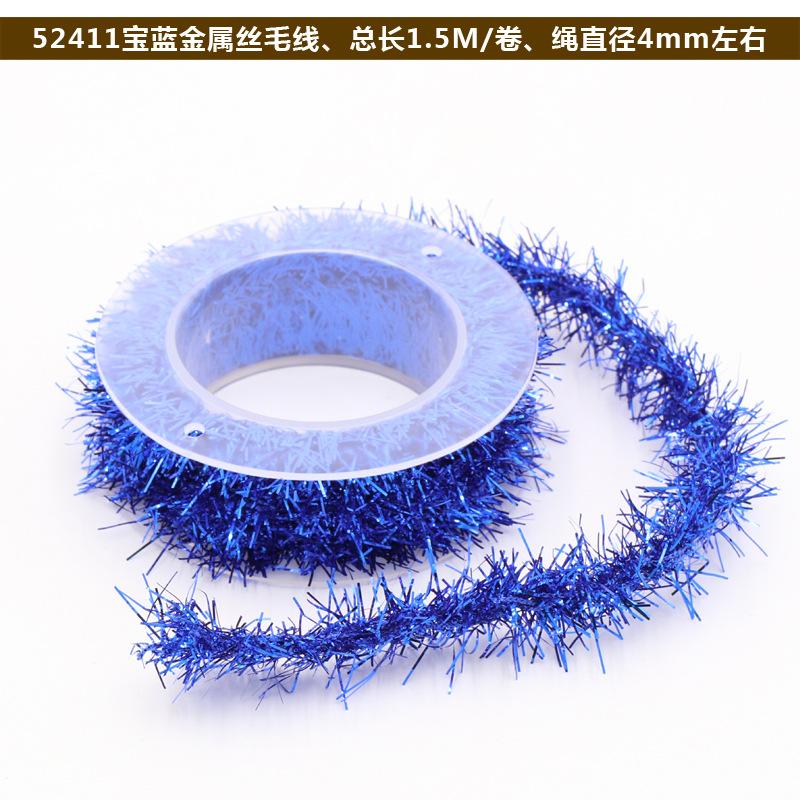 Christmas Decoration Metal Wire Color Strips DIY with Iron Wire Metal Wire Yarn Festival Supplies