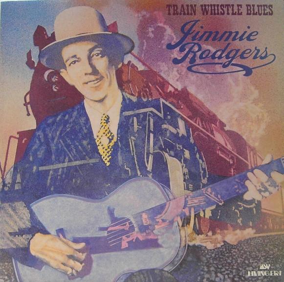 

LP Record JIMMIE RODGERS - Train Whistle Blues AJA5042 ASV 1986 UK Blues Used
