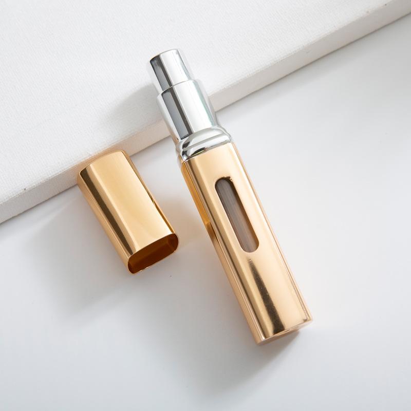 8/10Ml Refillable Perfume Bottle With Spray Scent Pump Portable Travel Empty Cosmetic Containers Mini Spray Atomizer Bottle