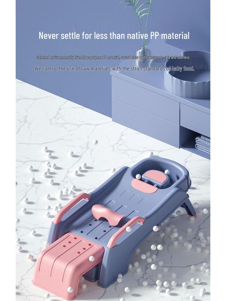 Foldable Shampoo Recliner for Pregnant Women, Kids, and Adults