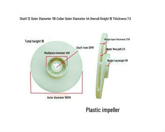 Acid/Alkali-Resistant Multi-Stage DC Water Pump with Plastic Impeller and Shaft