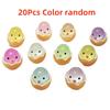 5-50Pcs Mini Glow Luminous Eggshell Chicken Toy Fluorescence Resin Figurine Animal Model Home Decor Garden Decor Accessories Toy