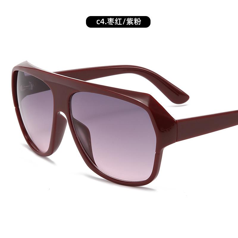 Gafas de Sol Parasol Personalizado Protección UV Gafas de Sol Tendencia para Hombre Gafas de Sol de Montura Grande Modelos para Mujer