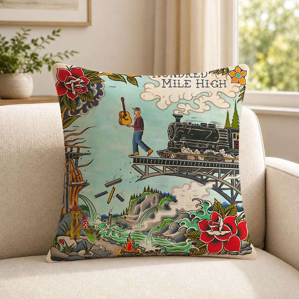 Singer CCameron WWhitcomb Cushion Cover Soft Short Plush SkinFriendly Cushion Case for MultiScene Use