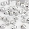 Flatback Loose Rhinestones Glass Glue On Eco-Friendly Round Non Hot Fix 12 Facets Bulk 1440pcs for Nail Art