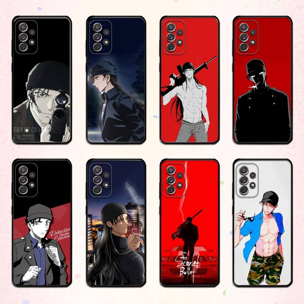 A-Akai Shuichi Phone Case For Samsung S 25,24,23,22,30,21,10,9,Ultra,Plus,Lite,FE,4,5 G Soft Black Case