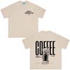 Iced Coffee Funny Print Tshirt Unisex Unisex Vintage Fashion Tshirt Summer Shortsleeved Loose Casual Cotton Tshirts Streetwear