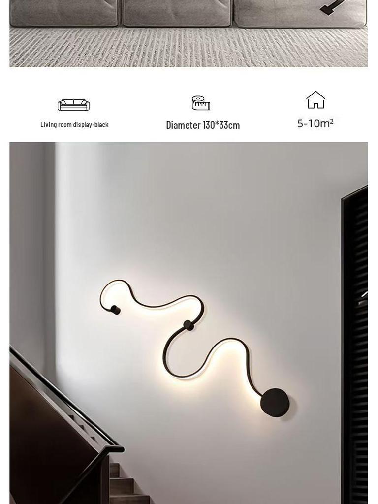 Nordic Wall Lamp: Modern Lighting Fixture for Living Rooms, Bedrooms, and Corridors
