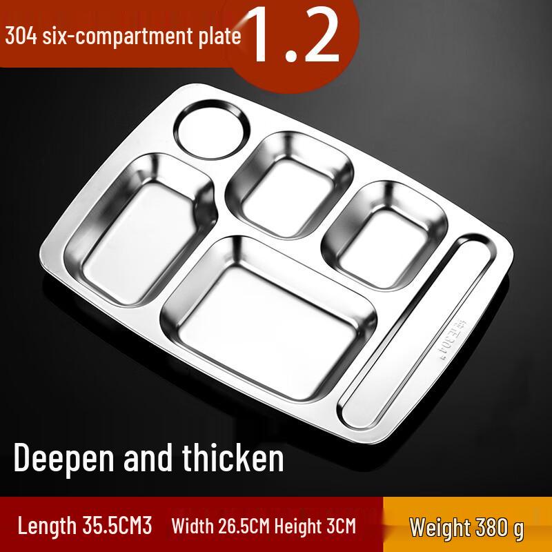Morona Stainless Steel Divided Meal Tray