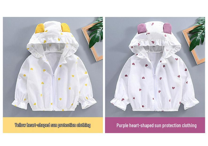 Girls' Lightweight Sun Protection Jacket: New Spring & Autumn Style