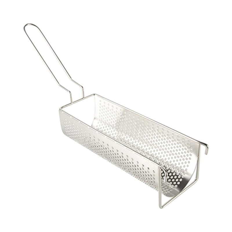 Stainless Steel Fry Baskets Chips Presentation Basket Strainer Food Basket Kitchen Accessory Cooking French Fries Basket