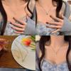 High-quality Geometric Zircon Necklace For Women Cold Tone Simple And Elegant Suitable For Daily Wear Perfect Gift For Best Friends And Girlfriends