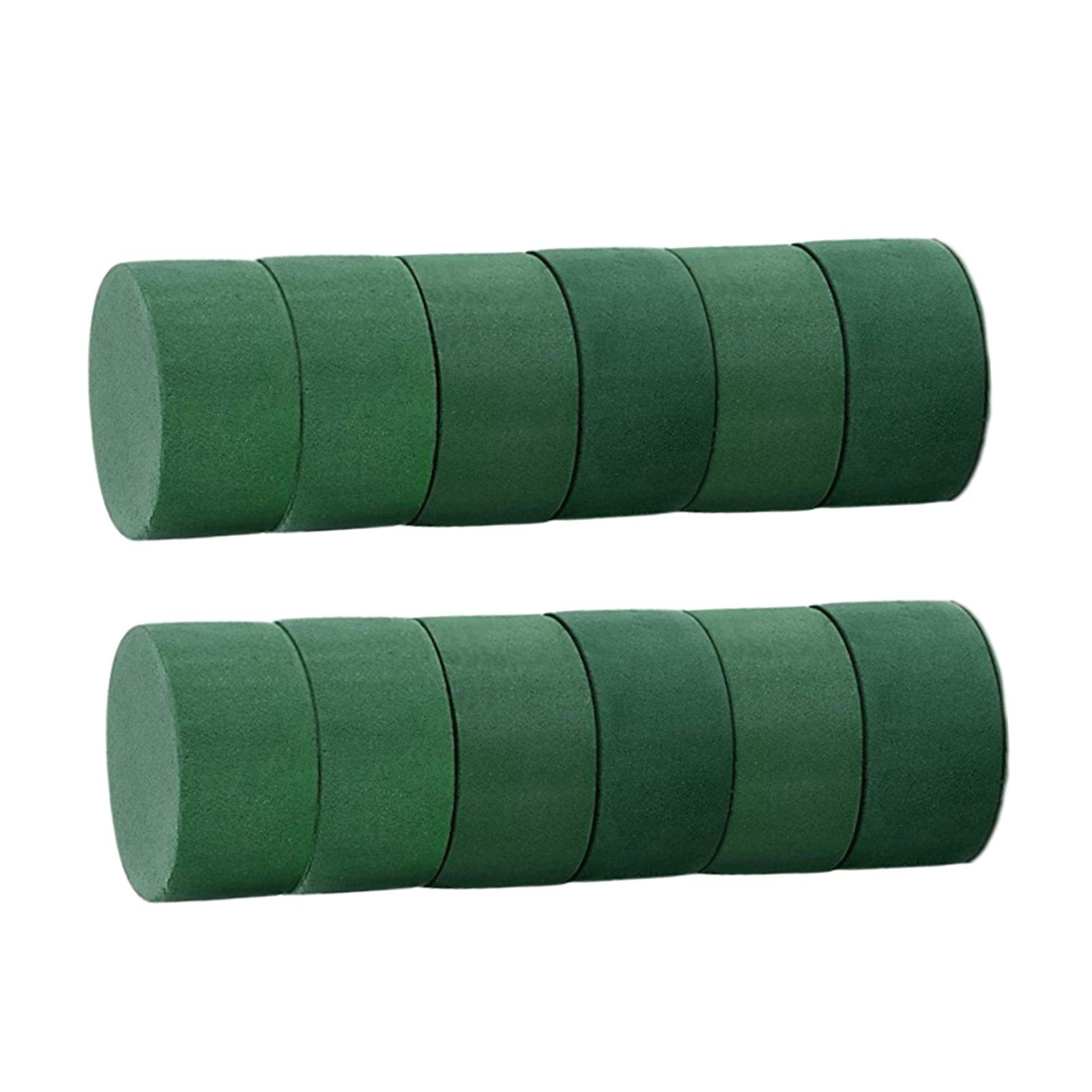 

12pcs Friendly Cylinder Flower Foam for Easy Shaping and Securing High Water Absorption for Florists Craft Enthusiasts