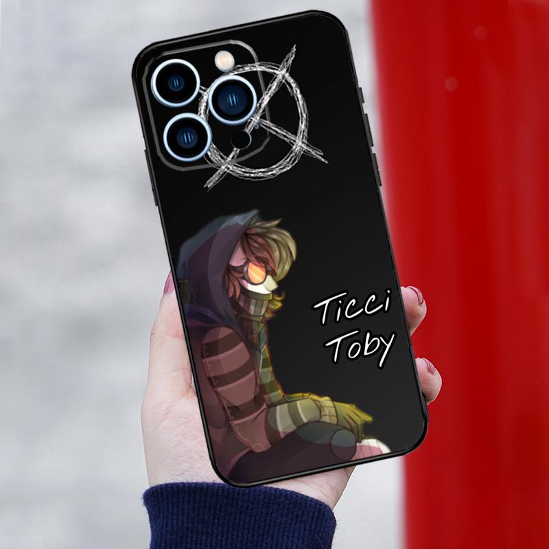 Creepypasta Ticci Toby x reader Hülle Für iPhone 15 14 13 12 Mini 11 16 Pro Max 12Pro 13Pro XS X XR Plus SE2 Schutzhülle
