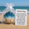 Resin Pocket Hug Pocket Hug Card Inspirational Pocket Hug Resin Token with Positive Card Mini for Emotional for Encouragement