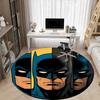 1pz Tappeto Rotondo Ufficio Batman, Sotto Sedie da Ufficio Camera da Letto Soggiorno Arredamento Casa, Decorazione Stanza, Disponibile in Varie Misure
