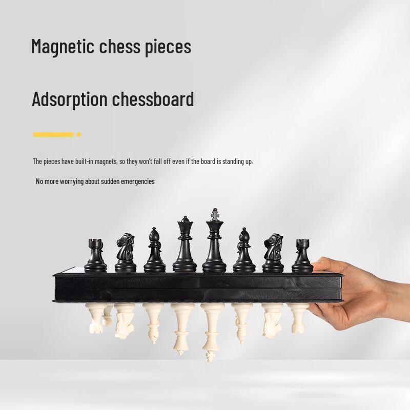 Portable Magnetic Folding International Chess Set