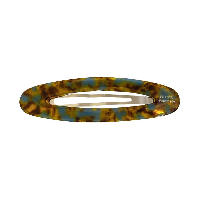 Female Retro Style Oval Small Fresh Hollow Hair Clip