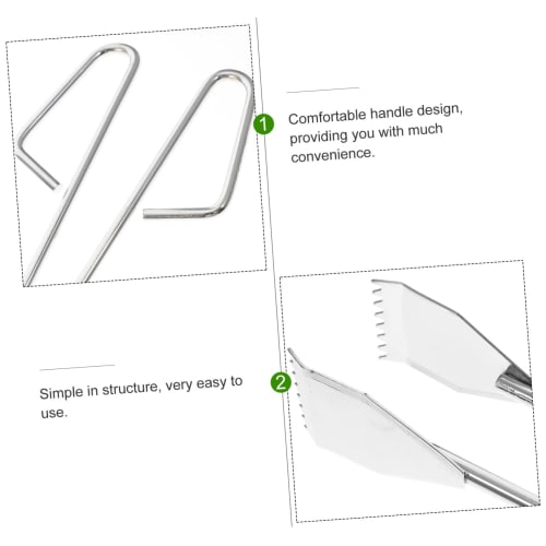 GLEAVI 1 Piece Long Garbage Tongs, Garbage Gripper, Garbage Tongs with Grill Scissors, Outdoor Tool, Garbage Picking Tool, Garbage Tracking