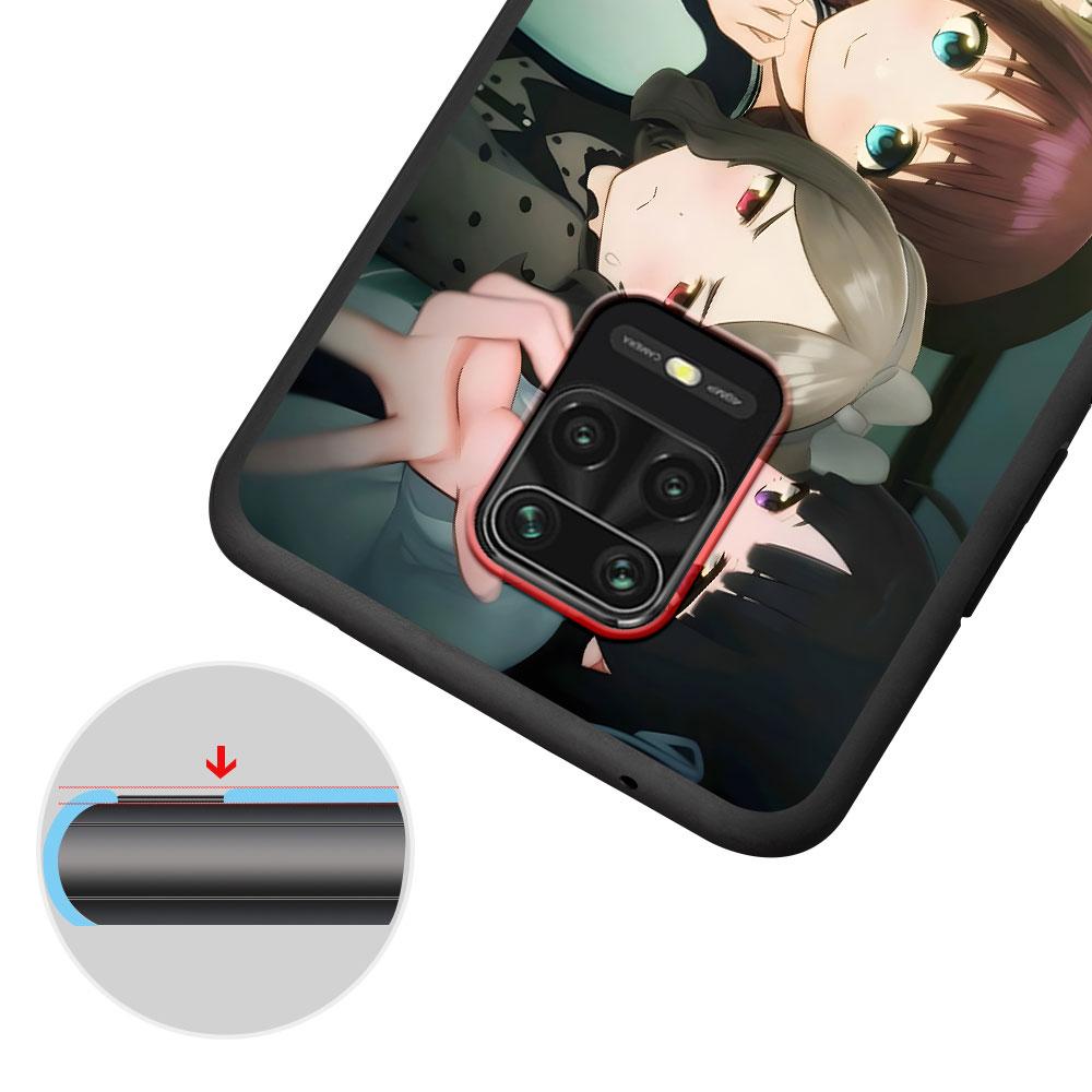 Mädchenband Cry Hülle für Xiaomi Redmi 10A 10C 9C 12C 9A 9i 10 12 9 Prime 9T K40 Pro Schwarze Weiche TPU Handytasche Hülle