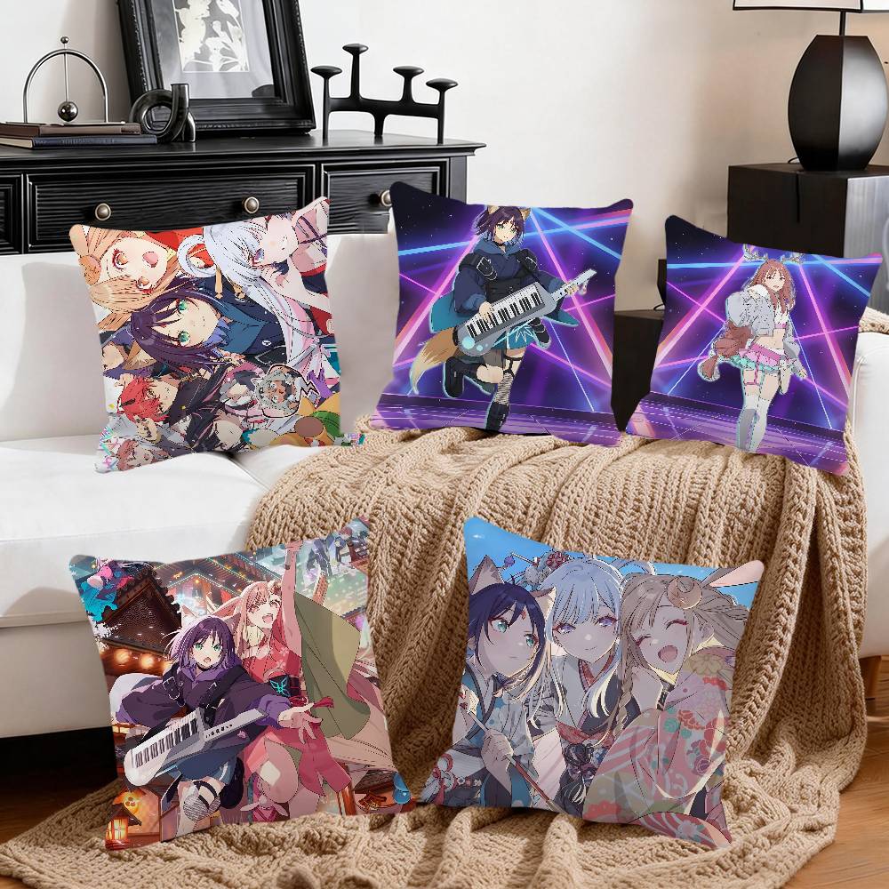 Cosmic Princess Kaguya Pillow Case Square Pillow Bedroom Sofa Leisure Comfort Cushion Car Home Decoration