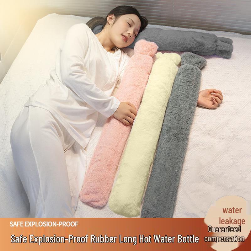 Extra Long Extra Large Hot Water Bottle for Sleeping and Foot Warming