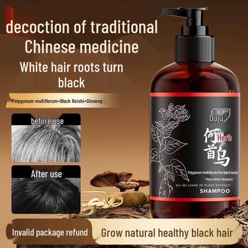 ORGINESE Fo-Ti Herbal Black Hair Shampoo