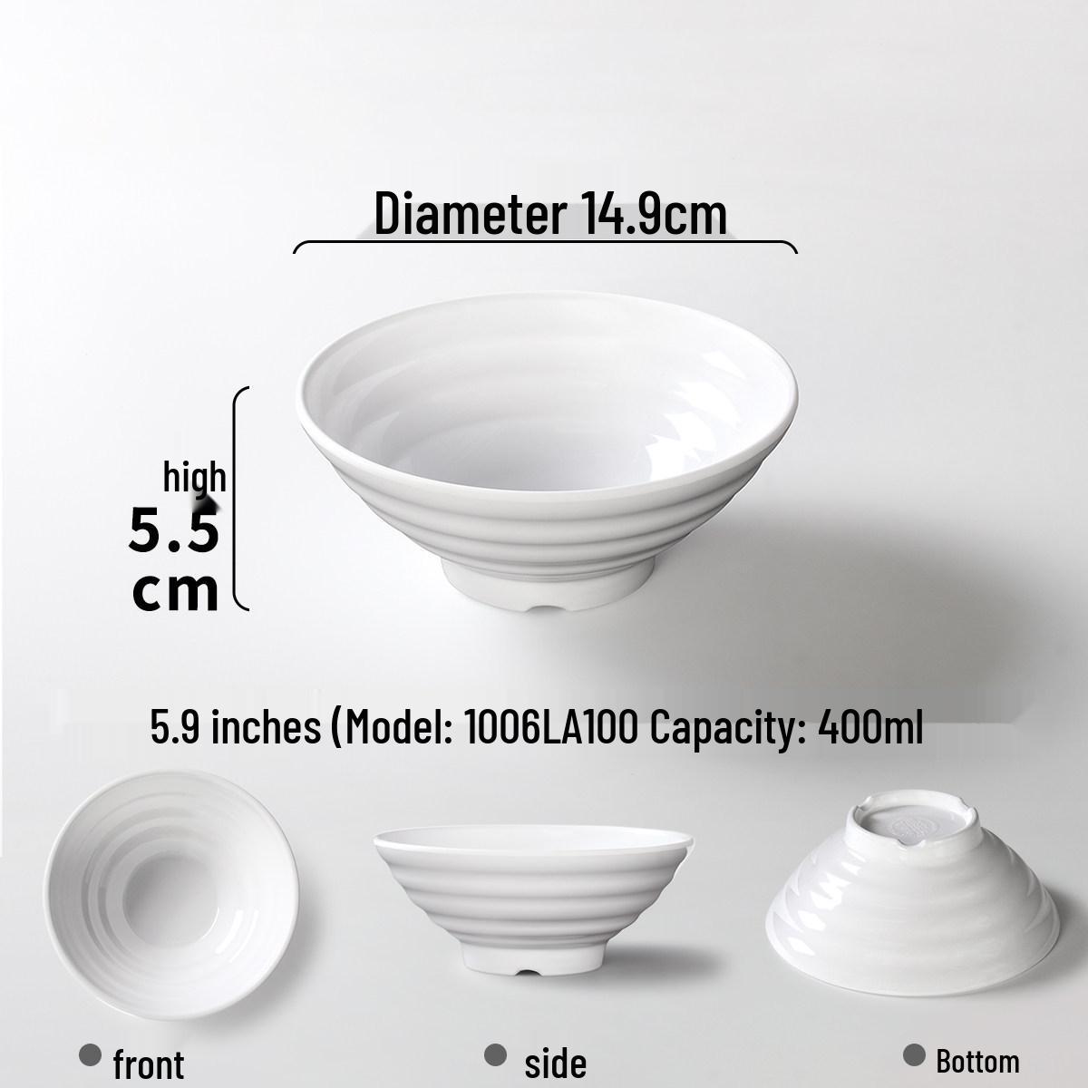 Xiangyuanmei Melamine Large Noodle and Ramen Bowl, Chongqing Panel Design, Ideal for Noodle Restaurants