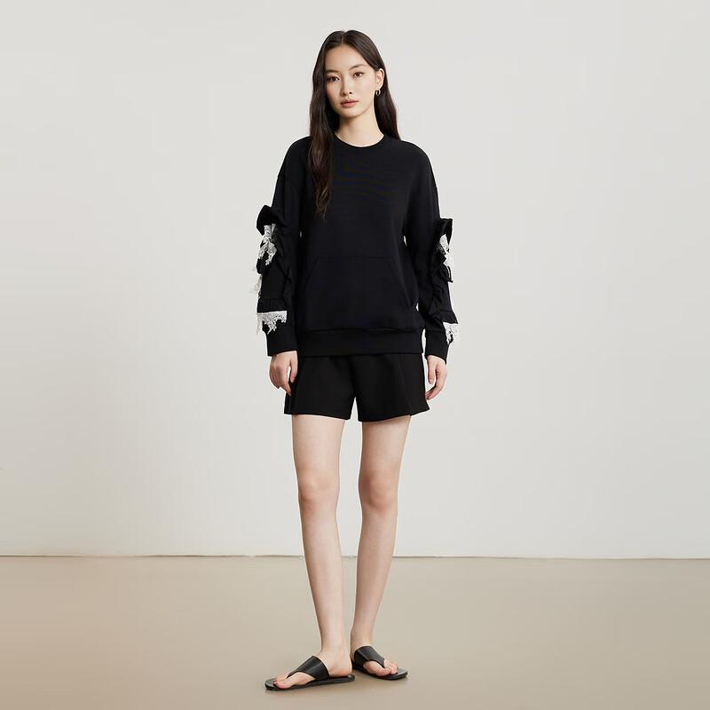 Gejin Women's Casual Slim Long Sleeve Sweatshirt