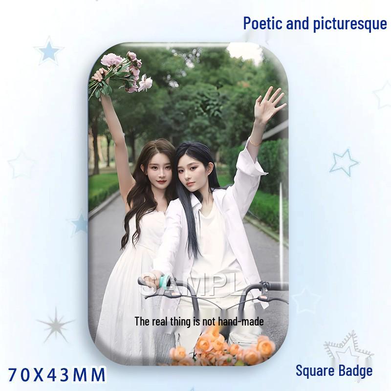 Yi CP Concert Support: Poetry & Painting Acrylic Keychain, Bag Brooch, Star Badge Ornament