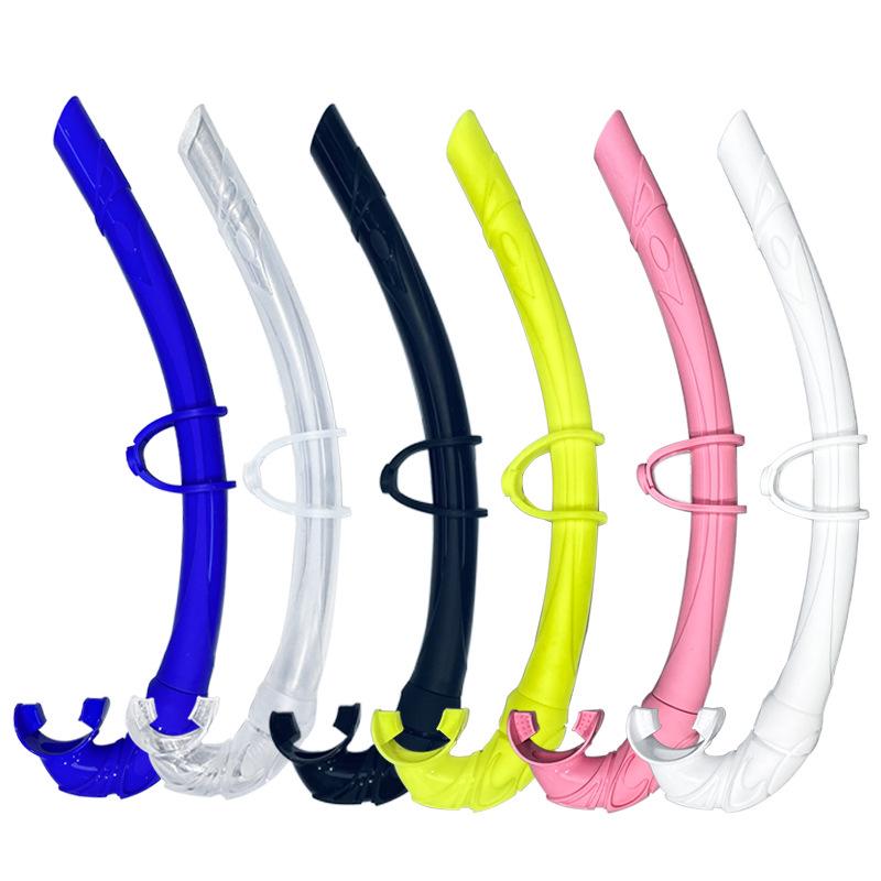 

Foldable Wet Silicone Snorkel: Free Diving & Snorkeling Hose One Size