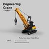 1:70 9 Styles Mini Yellow Alloy Forklift Driller Road Roller Engineering Diecast Construction Vehicle Inertia Toys for Boys Gift