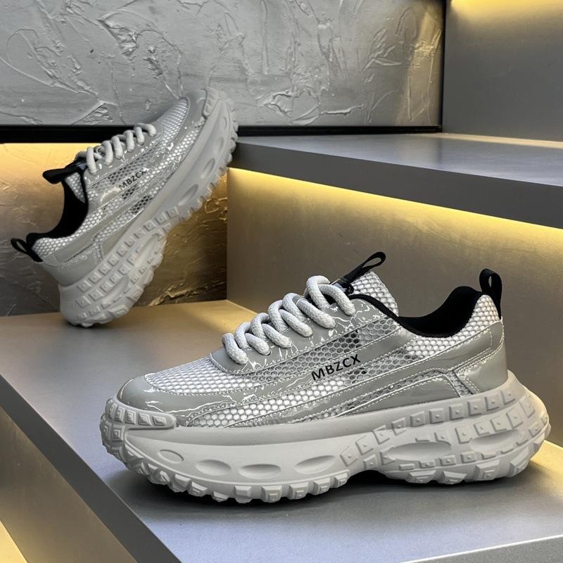 Summer new breathable mesh shoes casual platform dad shoes mbz