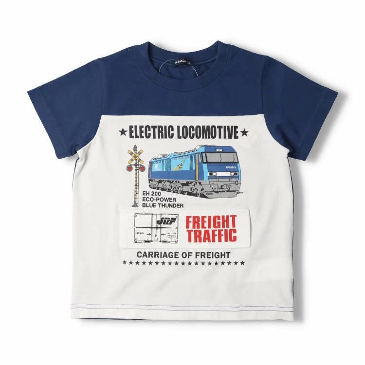 [Kinderkleidung] Moujonjon (Moujon John) JR Güterzug Kurzarm T-Shirt 90cm-130cm F30889