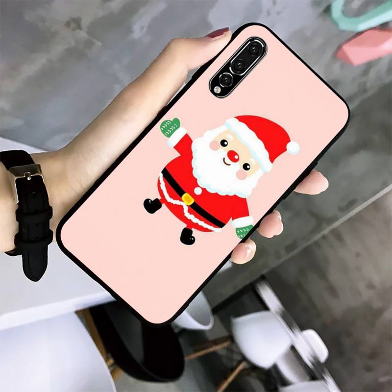 Merry Christmas Phone Case For Huawei G7 G8 P7 P8 P9 P10 P20 P30 Lite Mini Pro P Smart Plus Cove Fundas