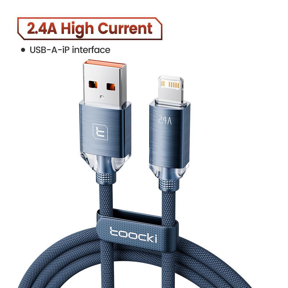 Tuqi PD100W Fast Charging Aluminum Alloy Dual Type-C Braided Data Cable for Huawei, Apple, and other 15 Mobile Phones.