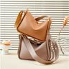 Genuine Leather Underarm Shoulder Bags For Women  Trend Designer Half Moon Crossbody Purses Cowhide Ladies Handbags