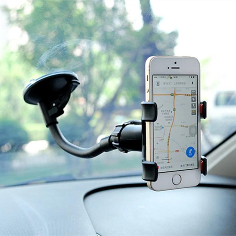 1PC 360° Rotating Car Phone Holder - Universal Dashboard Mount GPS Stand Auto Accessory for Smartphones