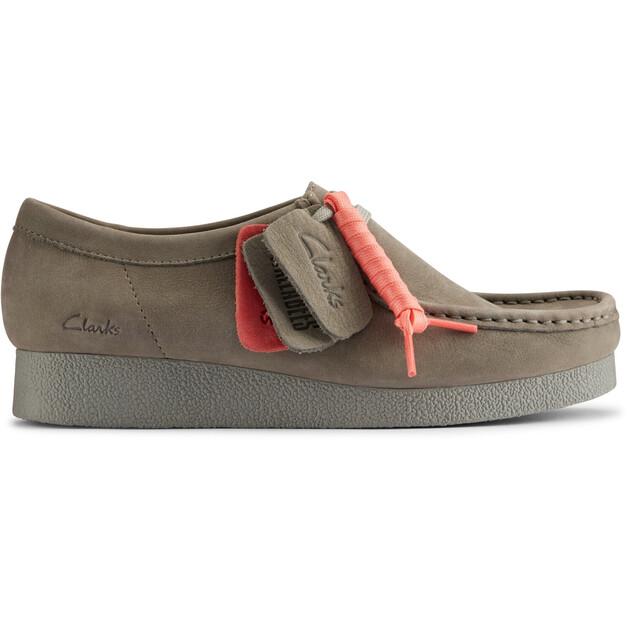 Женские полуботинки Clarks Wallabeeevo sneaker light green