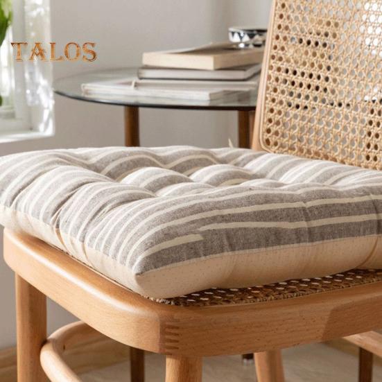 TUNKENCE Cojín De Asiento De Verano Para Sillas De Cocina, Cojines De Silla Para Sillas De Comedor Almohadillas Para Sillas Con Lazos