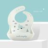 Waterproof Baby Bibs For Baby Kid Soft Silicone Feeding Bib Summer Baby Stuff Feeding Cartoon Print Girl Boy Bibs Burp Cloths