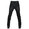 RENHE Winter Motorcycle with and Size Small Men's Pants, Fleece-Lined, Protectors, Warm, Cold-Weather, Durable, Black,