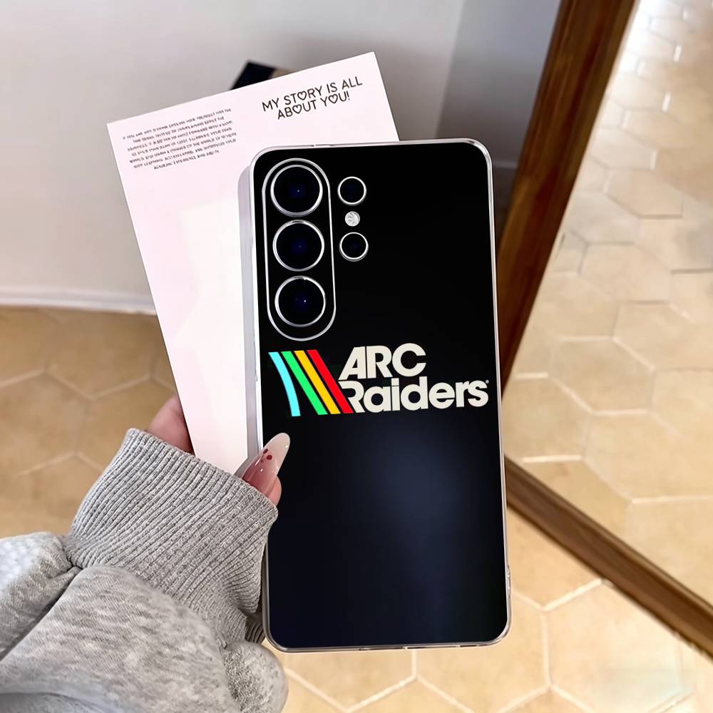HOT GAME A-ARC Raiders Phone Case For Samsung S25,S24,S21,S22,S23,S30,Ultra,S20,Plus,Fe,Note,10,9,5G Transparent Cover